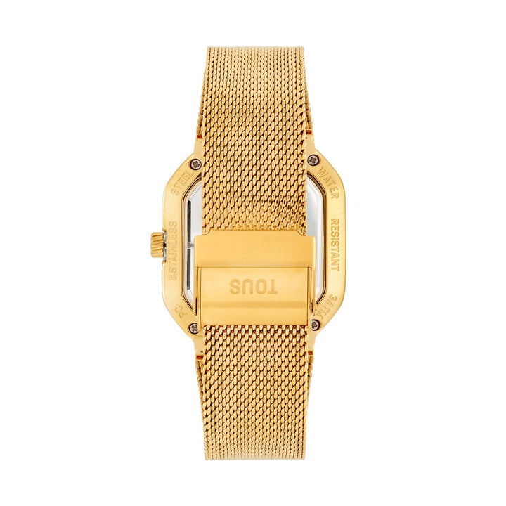 Timeless Gold-Tone Mesh Elegance