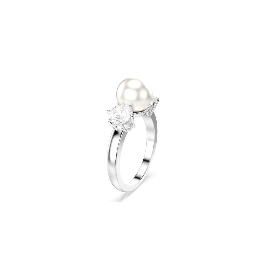 Timeless Elegance Pearl and Diamond Ring