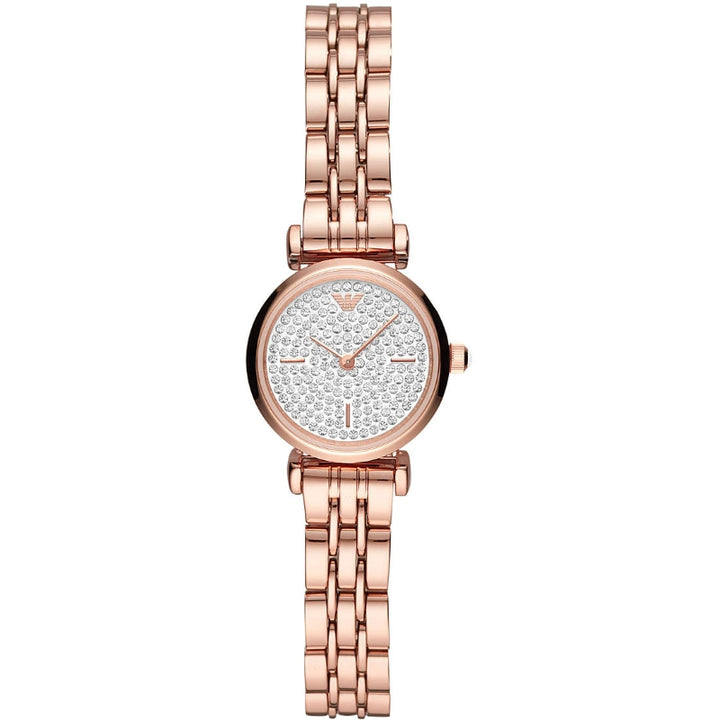 Emporio Armani Rose Gold Crystal Watch