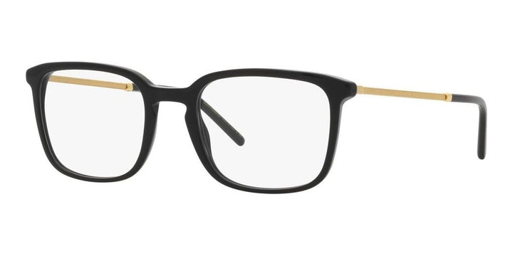 Sleek Contrast Acetate and Metal Frame Eyeglasses