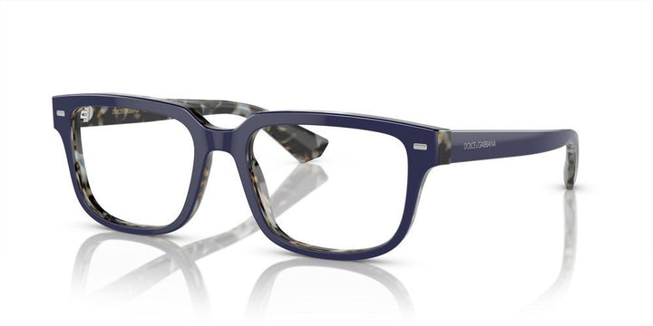 Navy Blue Acetate Frame with Tortoiseshell Accents