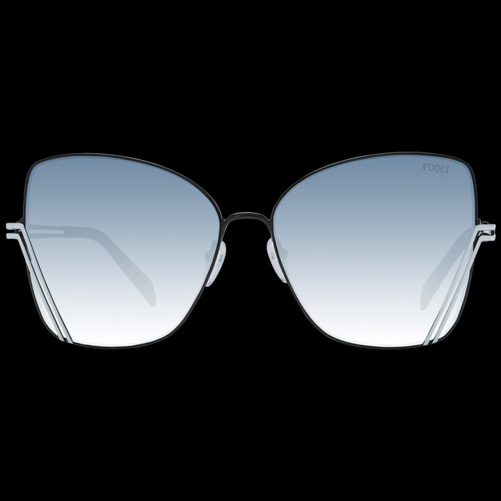 Sleek Black Frame with Gradient Blue Elegance