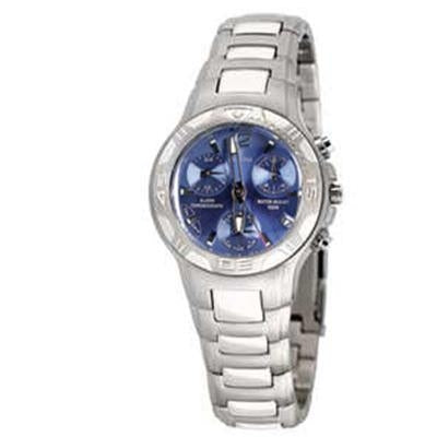 Festina Chronograph Watch in Silver & Blue