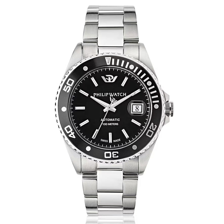 Philip Watch Silver Automatic Diver's Timepiece