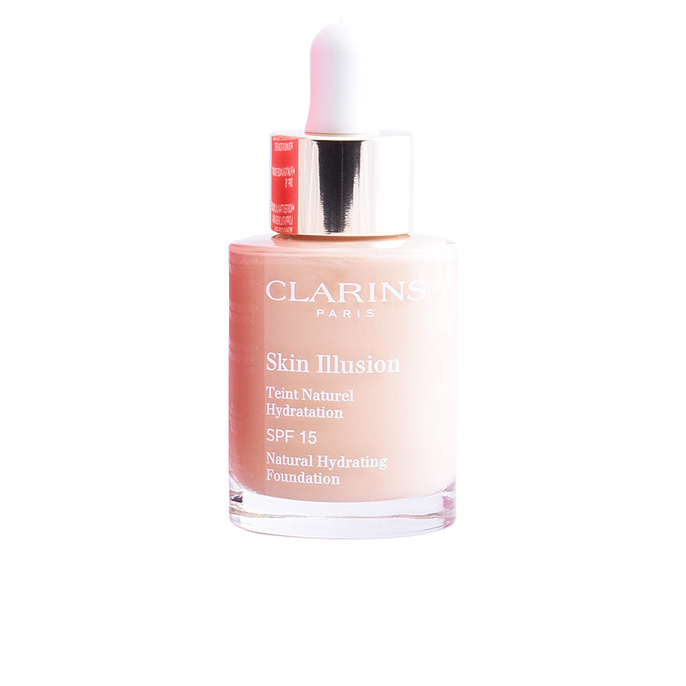 30 ml hydrating serum-foundation bottle, natural finish, shade 108