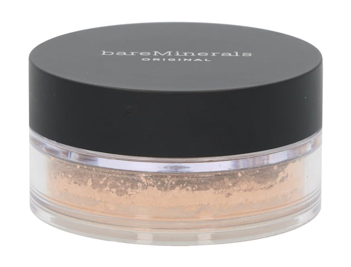 Loose mineral powder foundation in 12-medium beige, 8 g jar, SPF 15