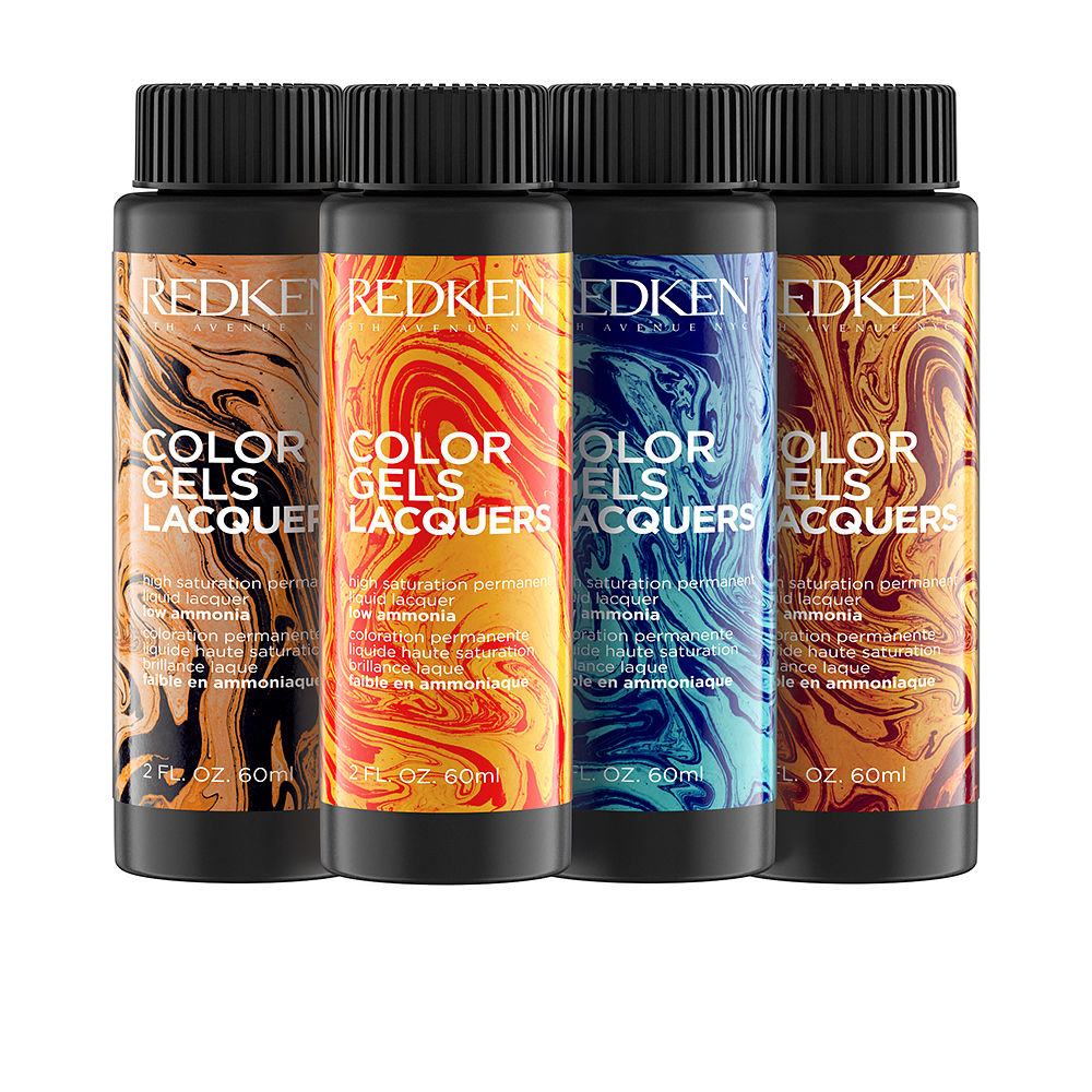 Three 60 ml tubes of semi-low ammonia permanent colour lacquer, shade 5NA Smoke