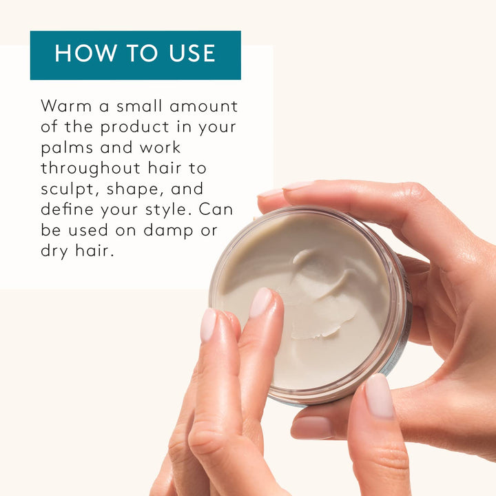 75 ml matte styling paste jar, clay-texture, compact tube