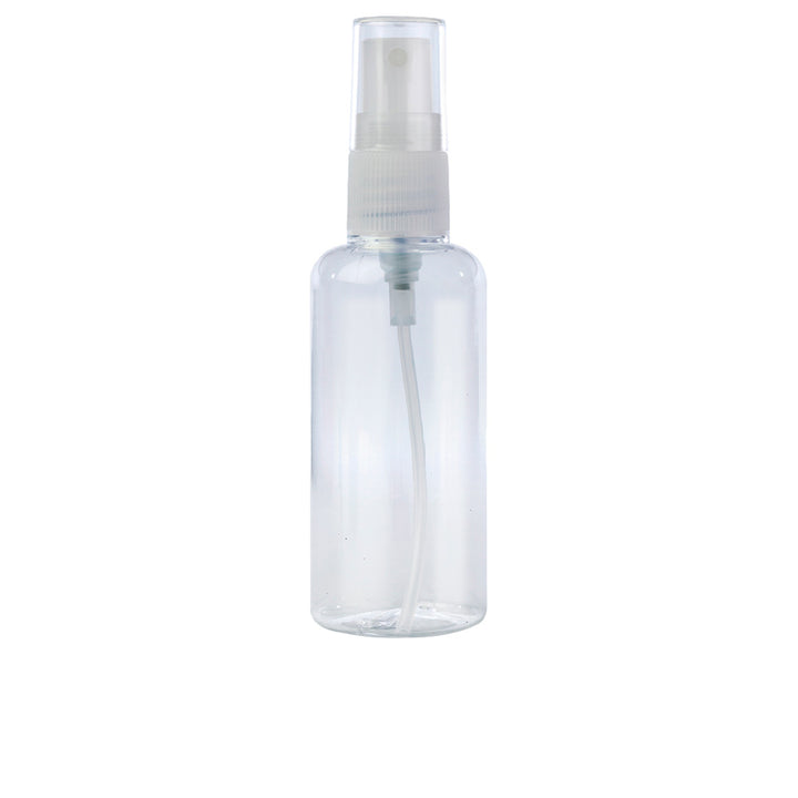 100 ml clear plastic refillable perfume atomiser with screw cap, Unisex