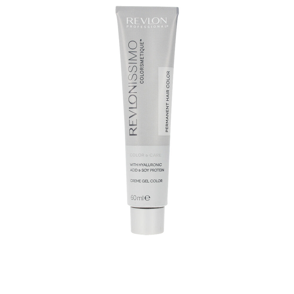 60 ml tube of permanent hair colour with hyaluronic acid and soy protein, shade 8.21