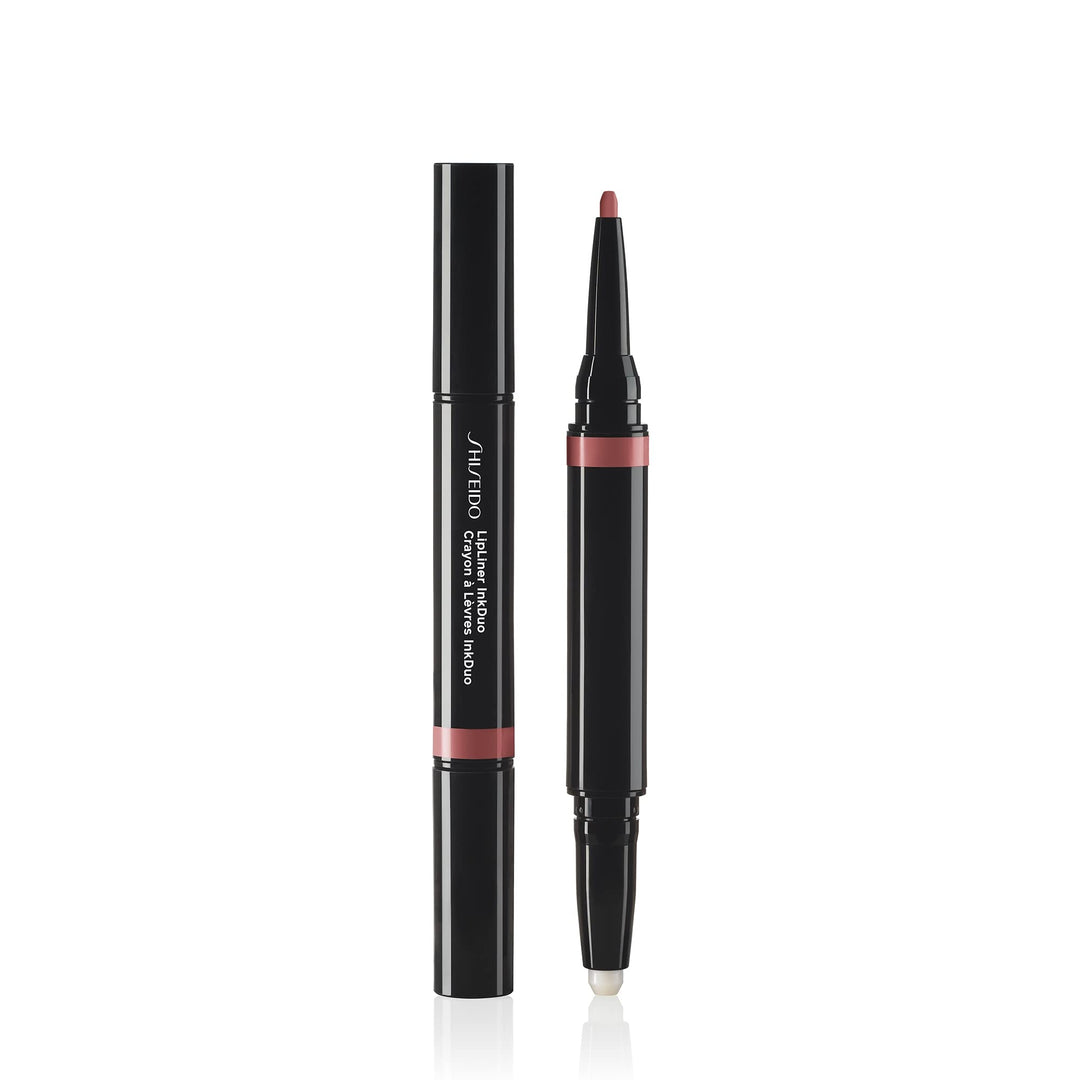 Dual-ended mauve lip pencil showing primer and matte liner tips, 1.1 g Unisex