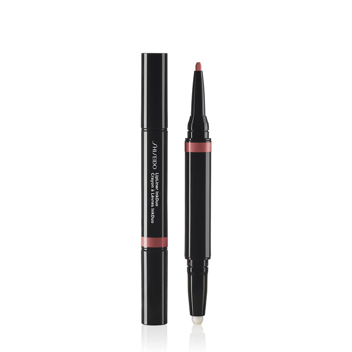 Dual-ended mauve lip pencil showing primer and matte liner tips, 1.1 g Unisex