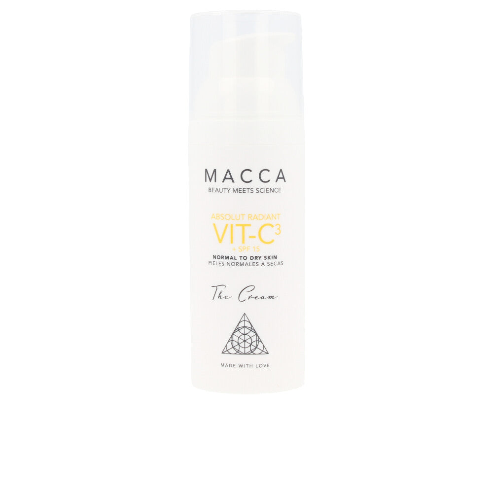 50 ml cream bottle, ivory illuminating facial SPF15, 3% vitamin C, Unisex