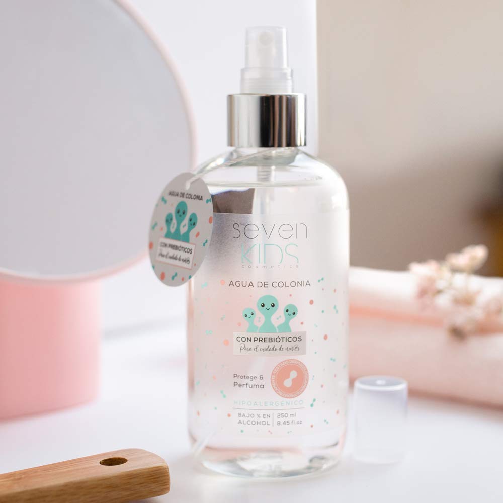 250 ml clear cologne water bottle, floral-citrus scent, Unisex baby product