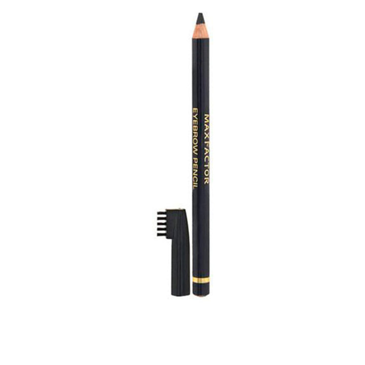 Slim dual-ended eyebrow pencil and spoolie in deep ebony, 1.2 g
