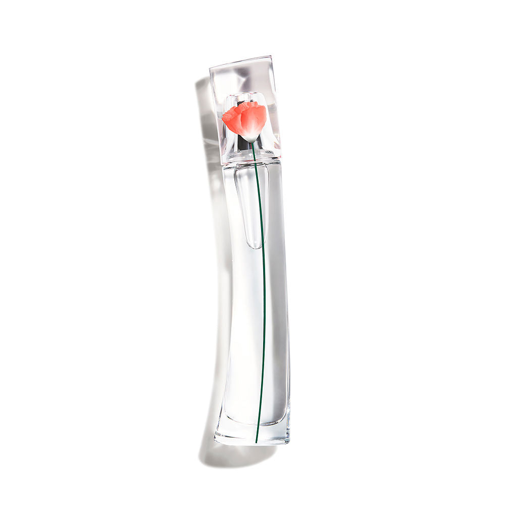 30 ml poppy-inspired perfume bottle; red-accented glass; floral eau de toilette