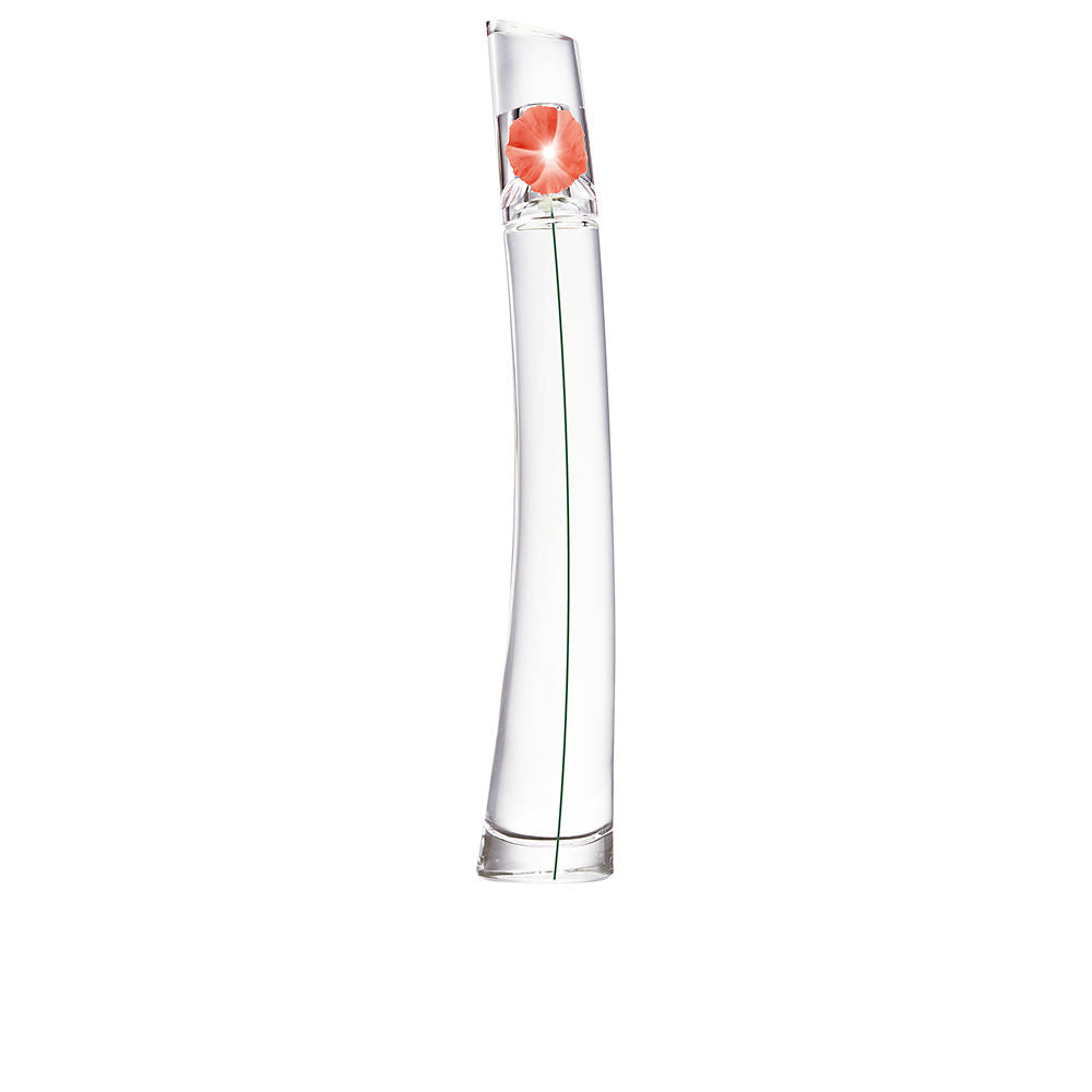 30 ml poppy-inspired perfume bottle; red-accented glass; floral eau de toilette