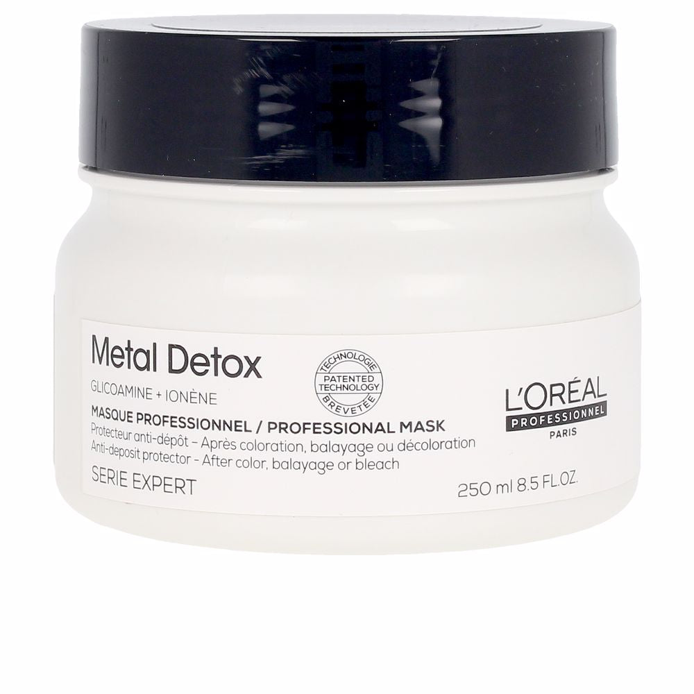250 ml professional Anti‑Deposit Metal Detox hair mask in tub for Unisex use