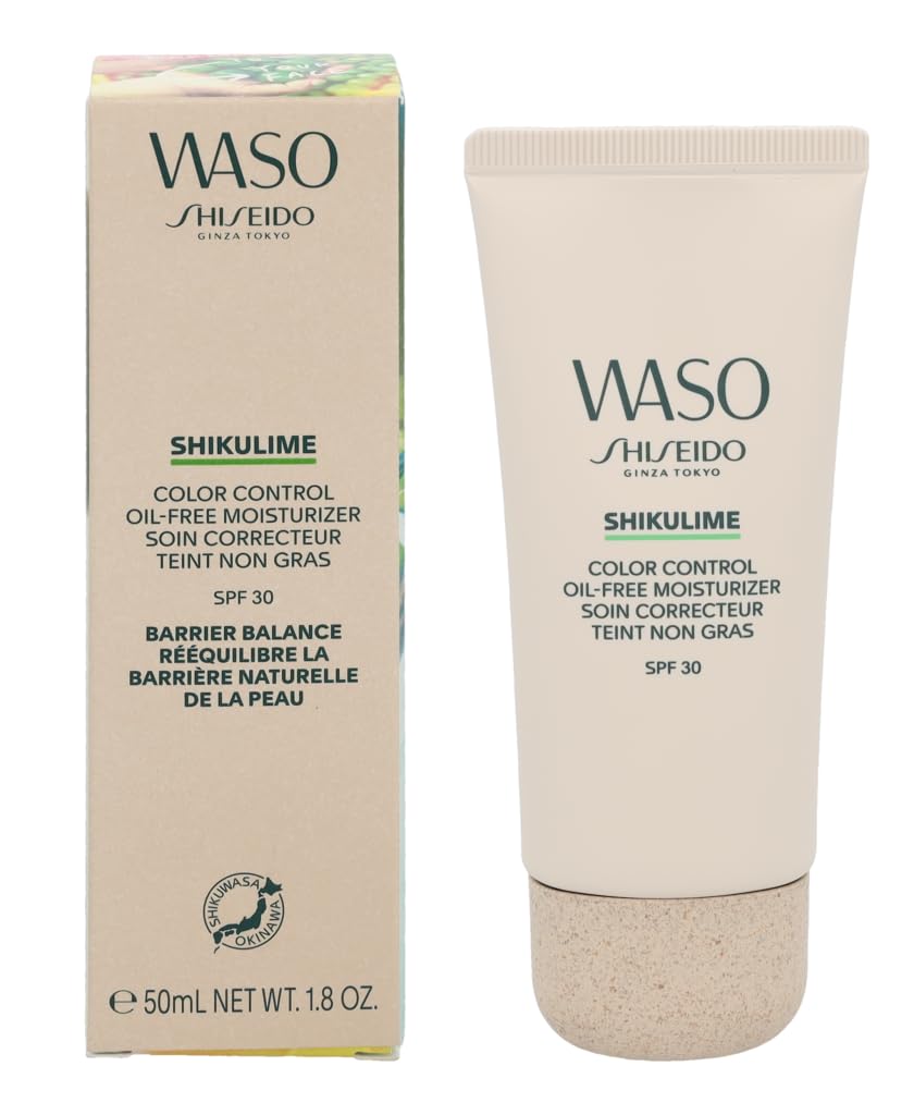 50 ml tinted oil-free facial sunscreen tube, SPF 30, light tint