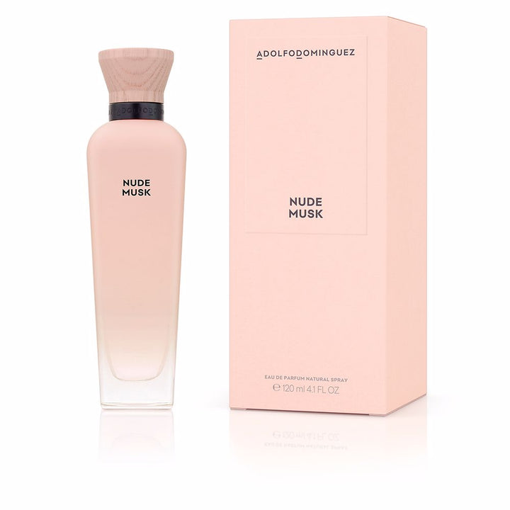 Refillable 120 ml Nude Musk eau de parfum bottle, floral musk fragrance