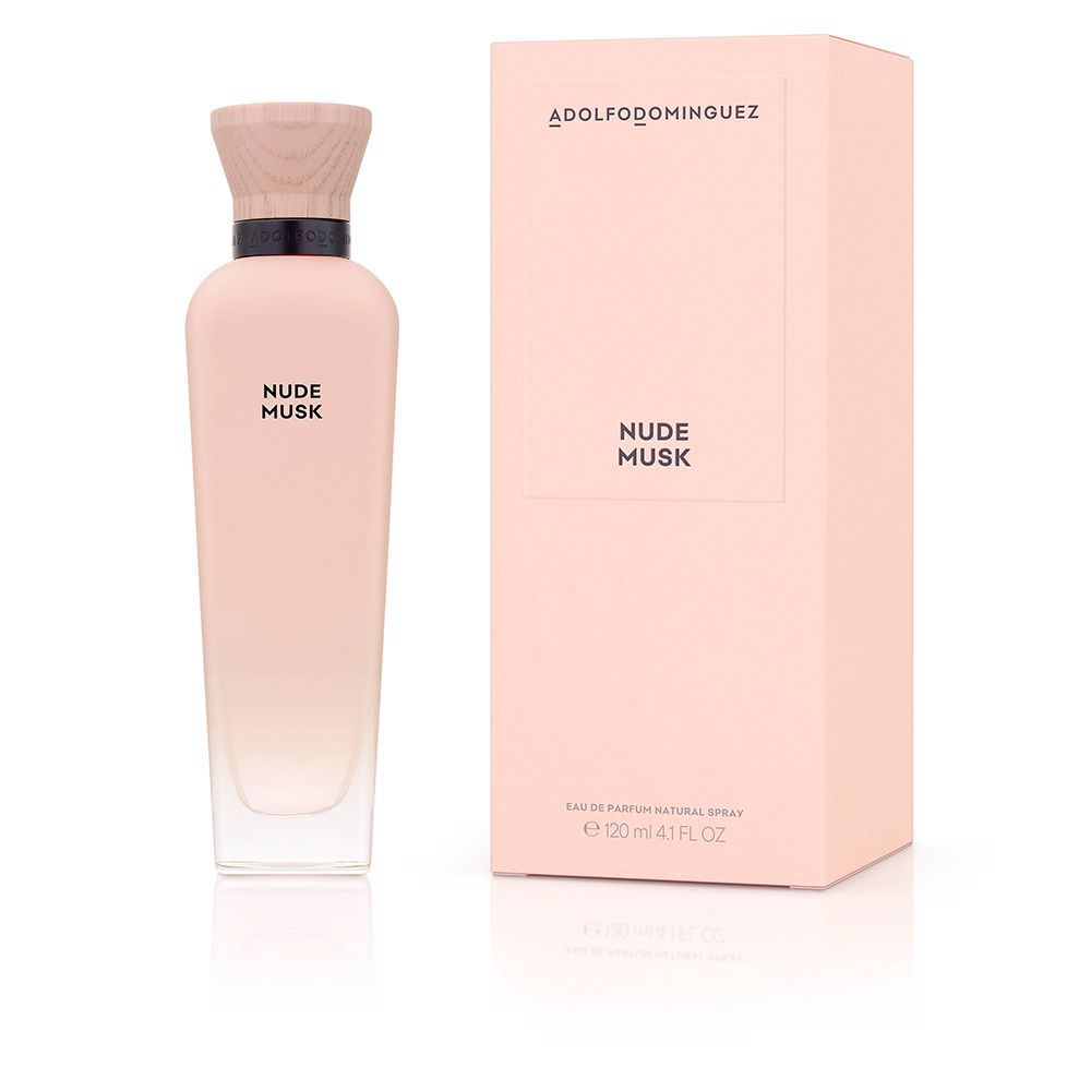 Refillable 120 ml Nude Musk eau de parfum bottle, floral musk fragrance