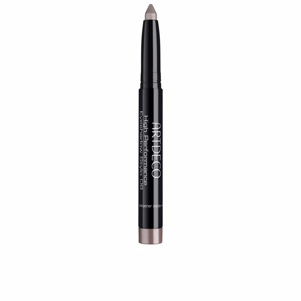 Silver-grey cream-to-powder eyeshadow stick, retractable with sharpener, 1.4 g