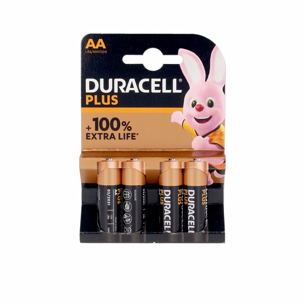 Duracell Plus Power Batteries, Pack of 4