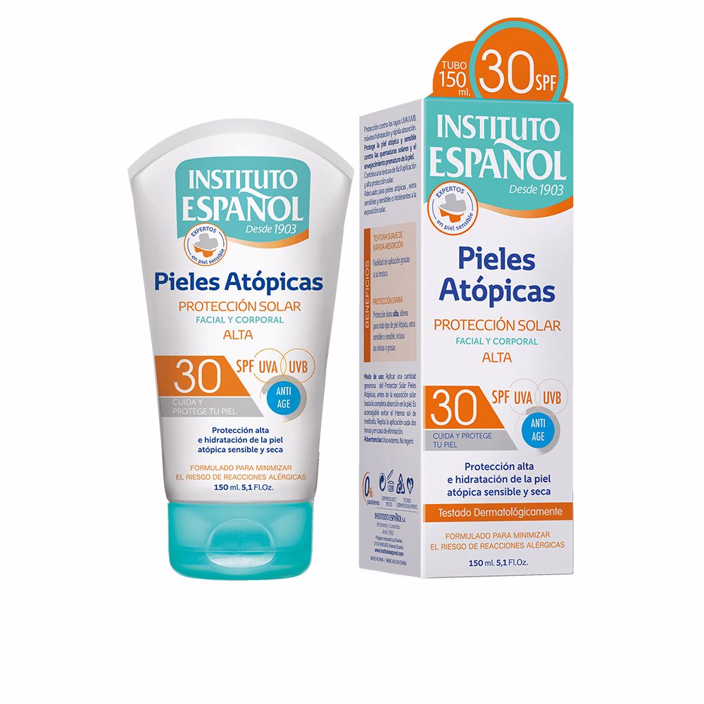 150 ml SPF 30 hydrating sunscreen tube — dry, sensitive, atopic skin