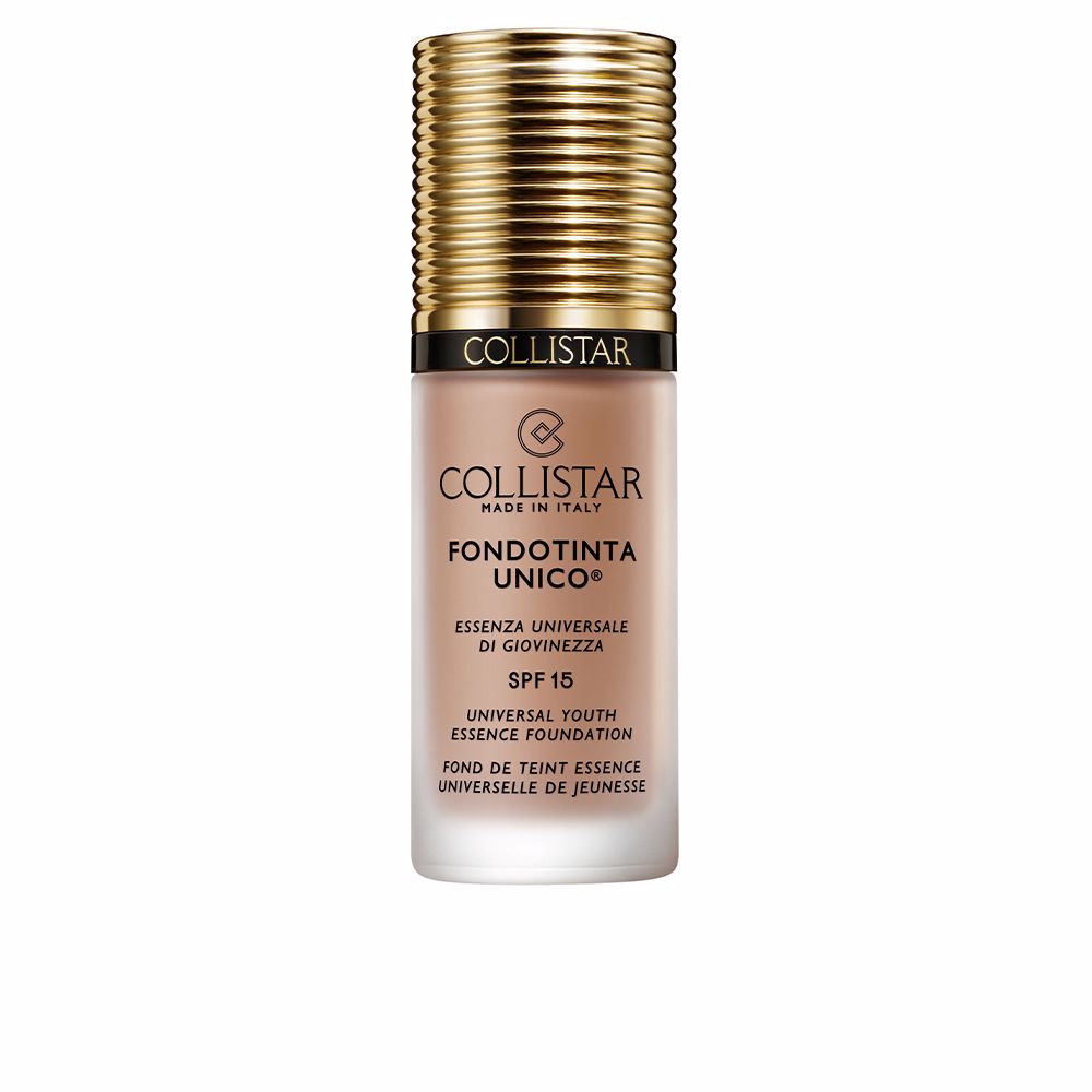 30 ml bottle of light rose-ivory liquid foundation, pump dispenser