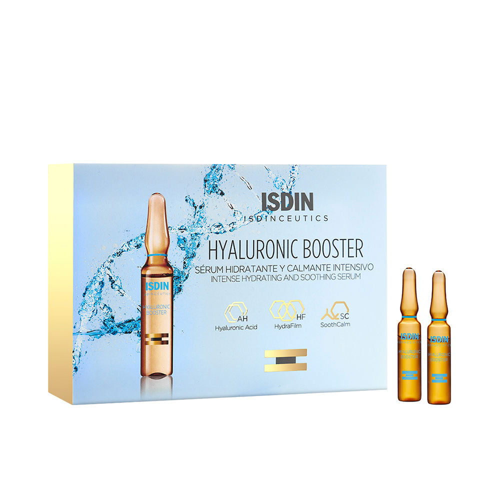 Single 2 ml hyaluronic booster ampoule; clear serum for Unisex hydration