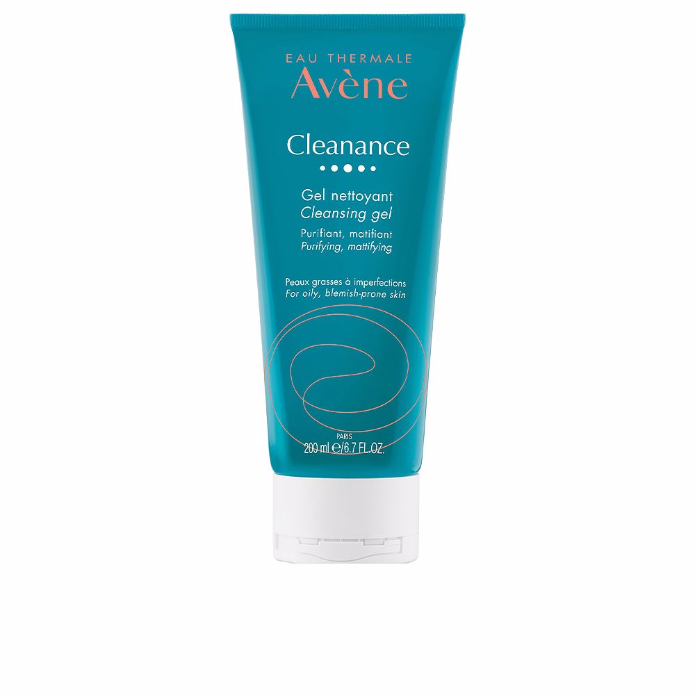 200 ml translucent bottle of purifying foaming cleansing gel for Unisex oily skin