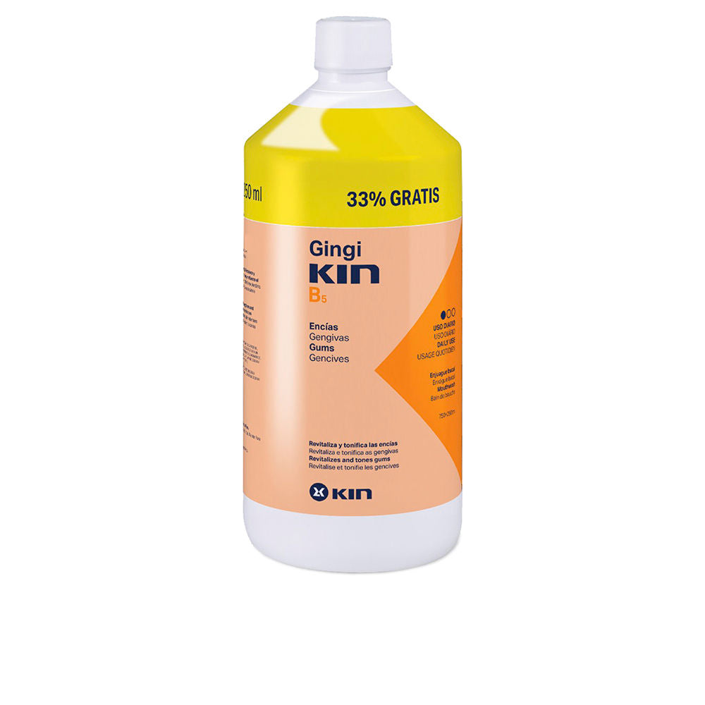 Clear 1000 ml mouthwash bottle for daily antiplaque and gum care, Unisex