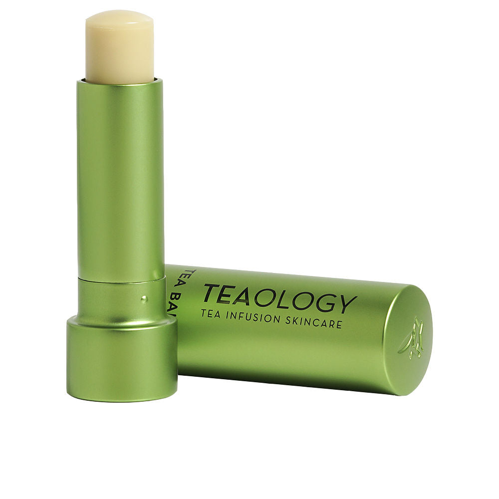 Matcha-green tinted 4 g lip balm stick, unisex, tinted hydrating formula