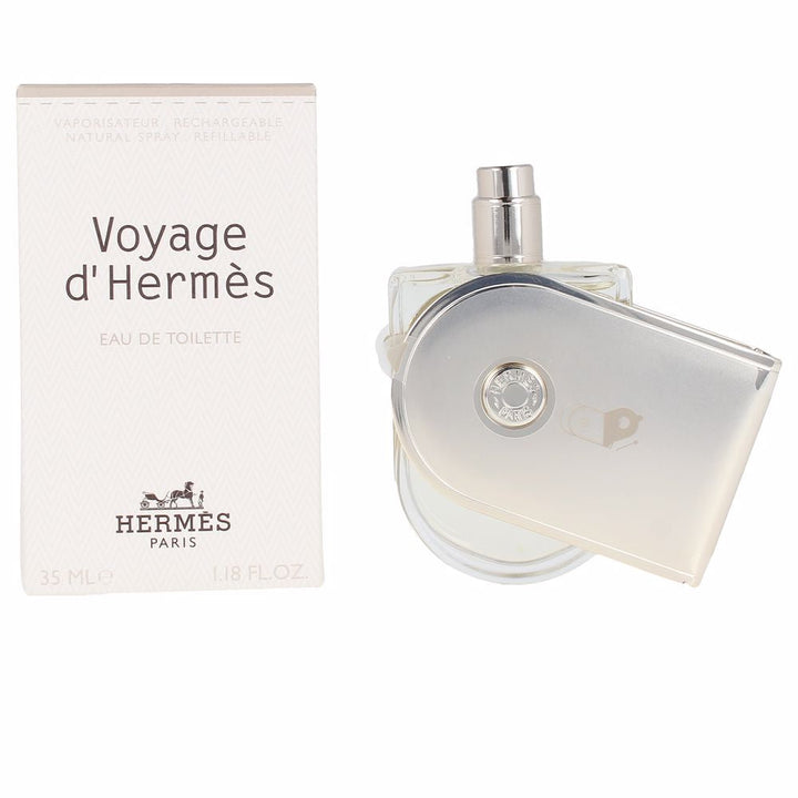 Clear glass 100 ml woody-citrus eau de toilette bottle with nomadic design
