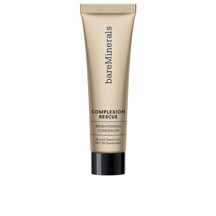 Tube of chestnut-toned illuminating eye concealer, 10 ml, SPF 25