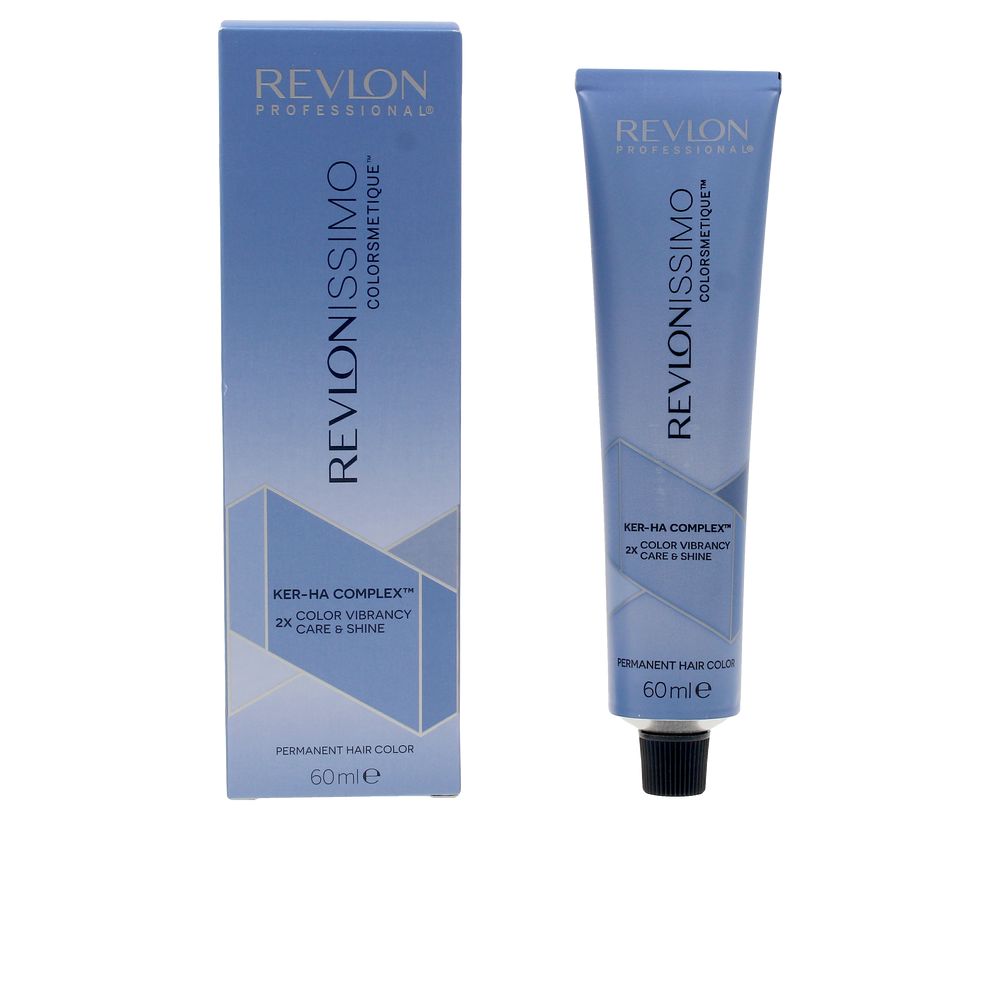 60 ml tube of permanent hair colour, deep blonde shade, enriched with hyaluronic acid and soy protein