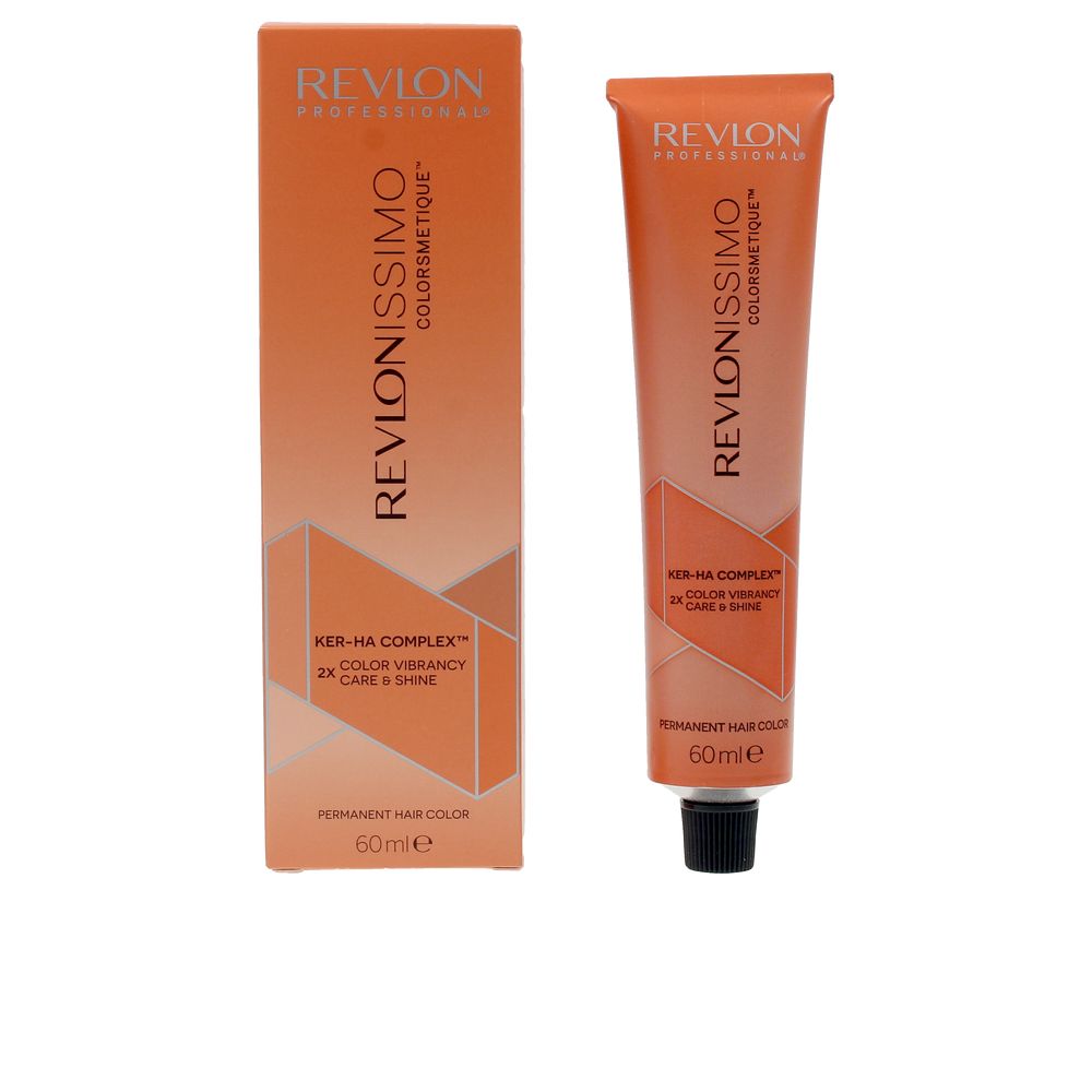 Tube of 6 Dark Blonde permanent hair colour, 60 ml, hyaluronic and soy enriched