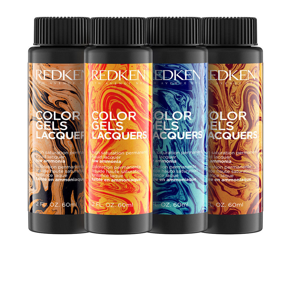 Three 60 ml bottles of truffle permanent colour gel lacquer, liquid lacquer bottle