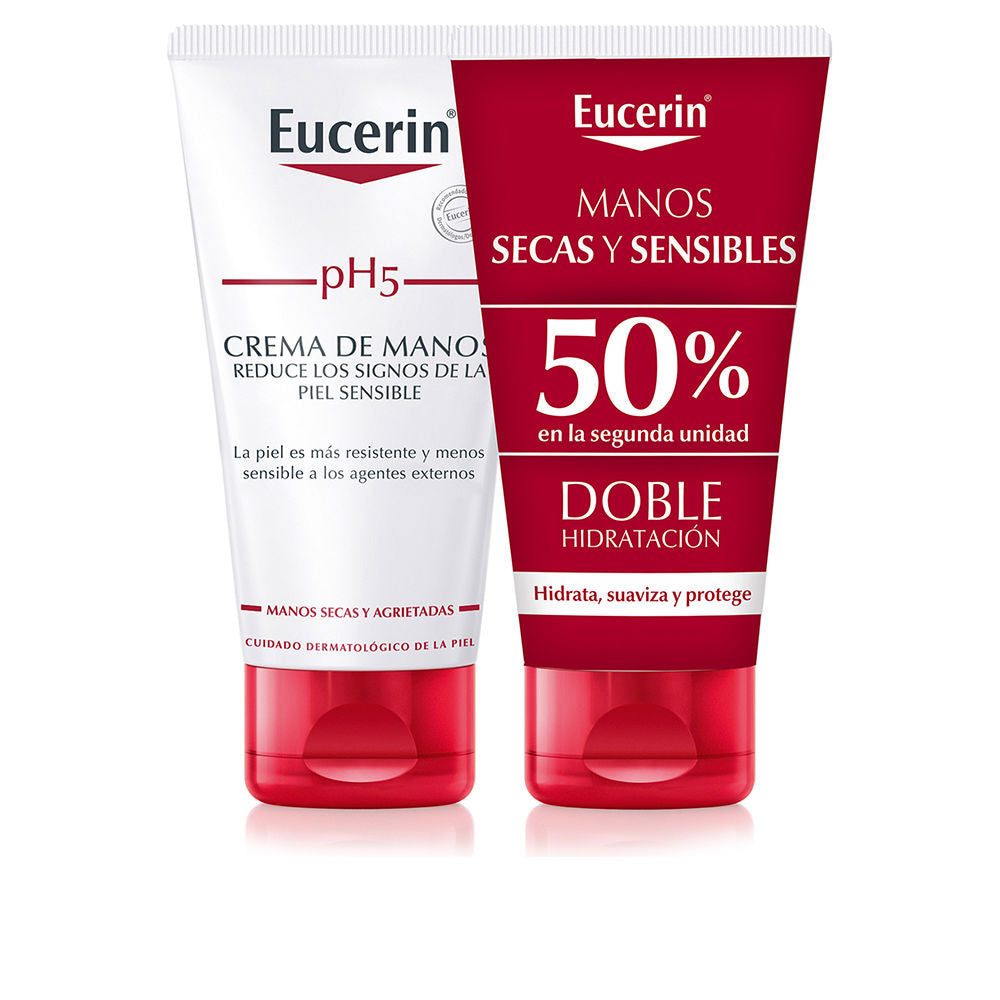 Tube of Eucerin PH5 Hand Cream for gentle, long-lasting hand hydration