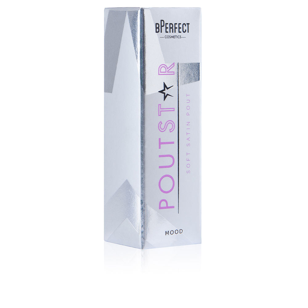 Satin cool-red lipstick bullet, 3.5 g, creamy satin finish