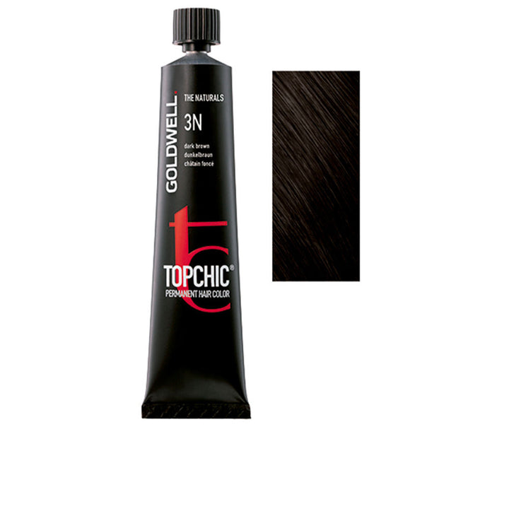 60 ml tube of 3N Dark Brown permanent creme hair colour, salon packaging