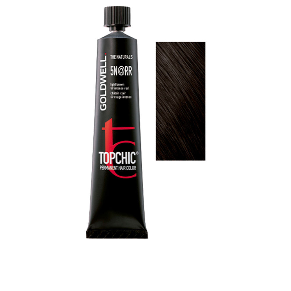 60 ml tube of 5N dark brown permanent cream hair colour, labelled precision shade