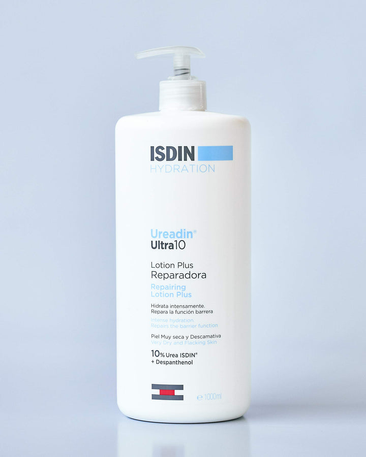 Pump bottle of 1000 ml lotion for very dry skin, 10% urea, Unisex