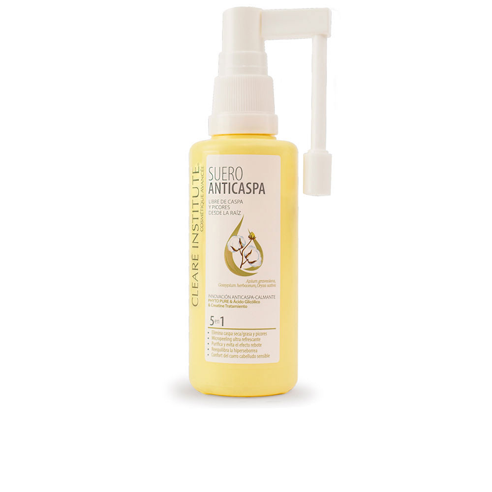 75 ml clear serum bottle for Unisex anti‑dandruff scalp treatment, cooling formula