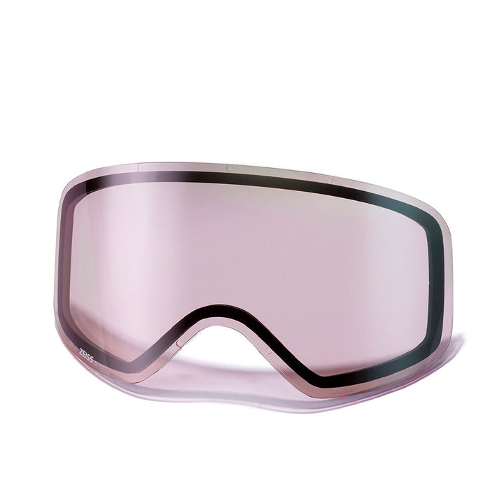 Rose mirrored Zeiss replacement lens for small Unisex frames with protective pouch