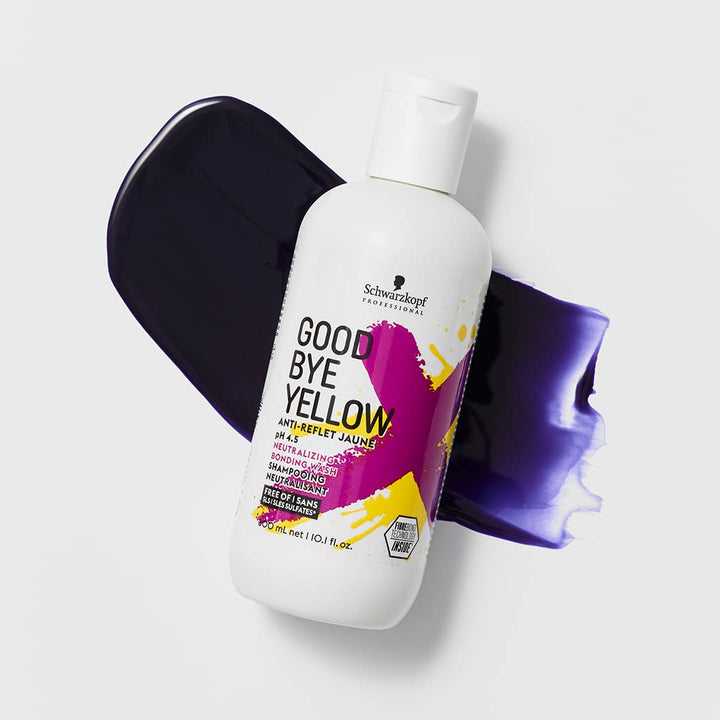 300 ml violet-toned neutralising shampoo bottle for cool blondes, sulfate-free, Unisex
