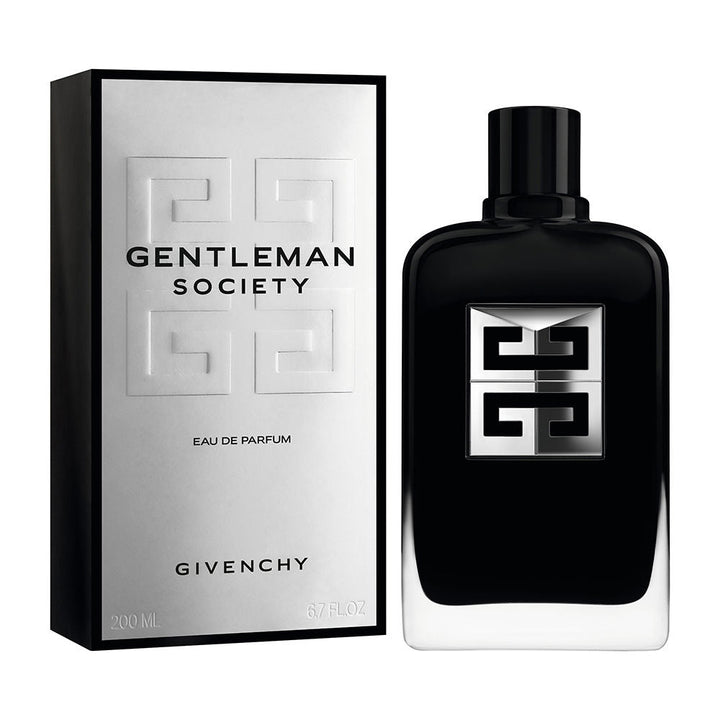 Black couture-style perfume bottle with silver monogram, 60 ml Eau de Parfum