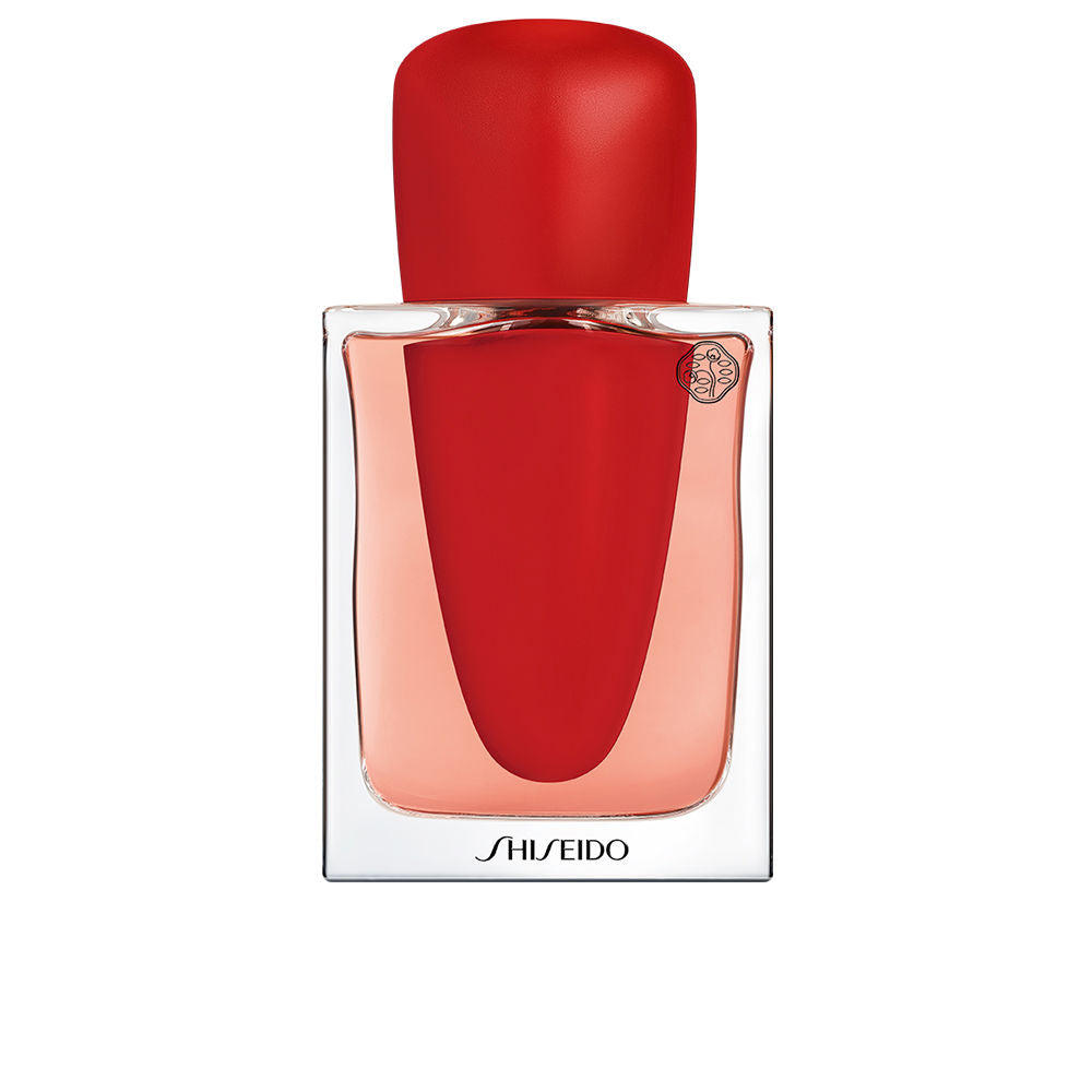 30 ml crimson-tinted glass bottle; floral-woody perfume for Women