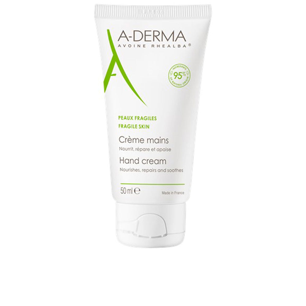 50 ml tube of oat and hyaluronic hand and nail cream, neutral packaging