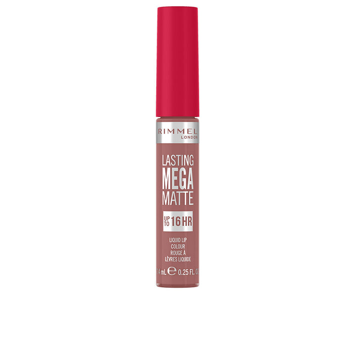 Slim matte lipstick tube with applicator, coconut oil and neutral pink shade, 7.4 ml